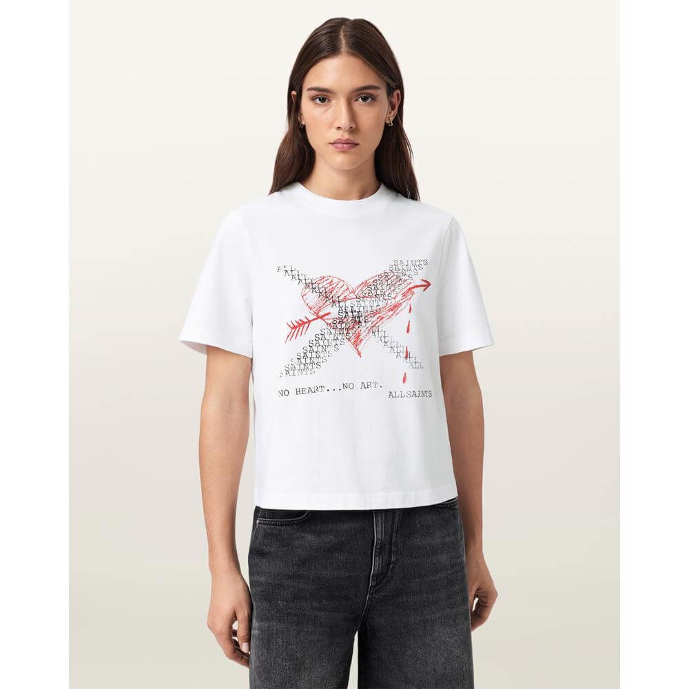 AllSaints Heartache Lisa Crew Neck T-Shirt